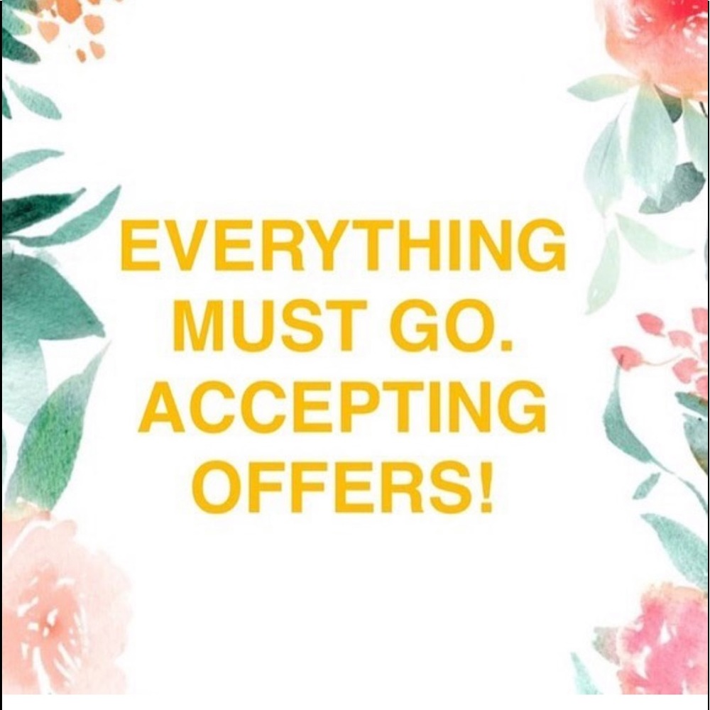 Closet Clearout!  Send me your offers!
